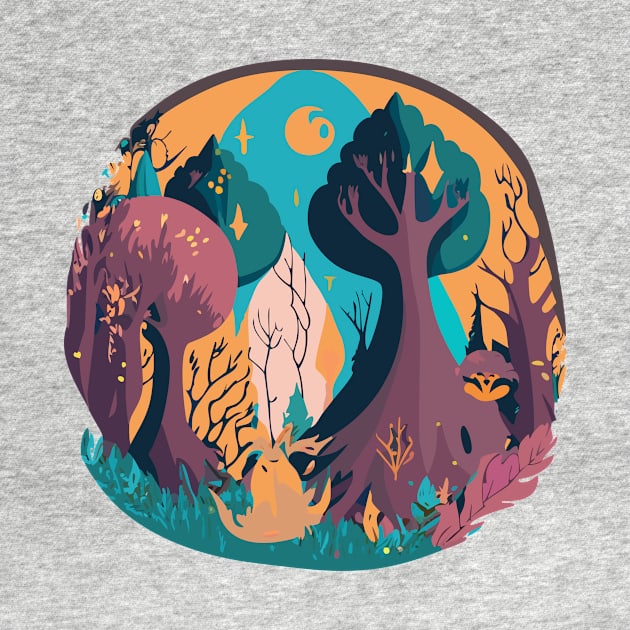 enchanted forest illustration by goingplaces